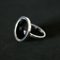 Silver Ring 925 with Stone Onix