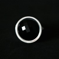 Silver Ring 925 with Stone Onix