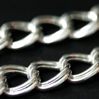 Chain Silver 925 2 Links 60cm / 1cm
