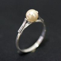 Ring of Silver 925 with Pearl
