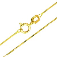 18k Yellow Gold Chain Venetian Short 45cm / 0.5mm