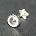 Silver Earring Baby Press Small Star