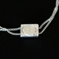 Scapular Bracelet 925 Silver Jewish Star of David / Chai Symbol 14cm