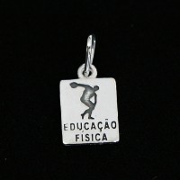 925 Silver Pendant Physical Education
