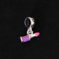 Silver pendant 925 Children lipstick with Resin Bracelet Moments of Life