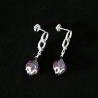 Seduction 925 Silver Earring with Stone Zirconia