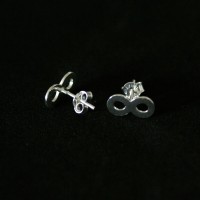 Silver Earring 925 Infinity