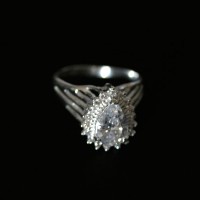 Luxury 925 Silver Ring with Zirconia Stone