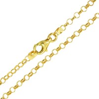 18k Yellow Gold Chain Link Portuguese 50cm / 1.8mm