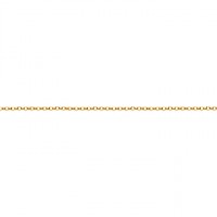 18k Yellow Gold Chain Link Portuguese 50cm / 1.8mm
