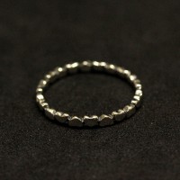 925 Silver Aged Heart Ring