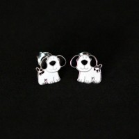 316L Stainless Steel Dog Earring