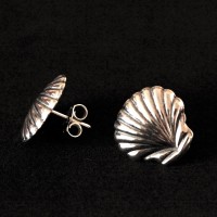 925 Silver Earring Agate Shell