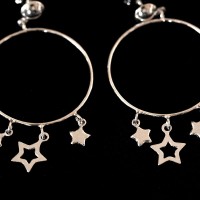 925 Silver Earring with Star Stud Earrings