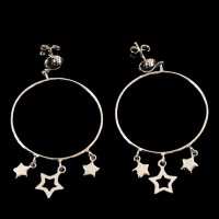 925 Silver Earring with Star Stud Earrings