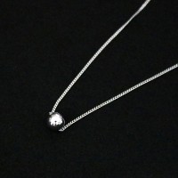 925 Silver Necklace with 6mm Ball