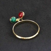 Gold Plated Semi-Gold Plated Falange Ring