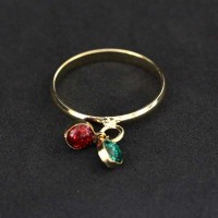 Gold Plated Semi-Gold Plated Falange Ring