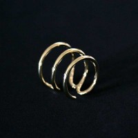 Ring Semi Jewelry Gold Plated