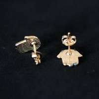Earring Gold Plated Jewelry Semi Hand of God