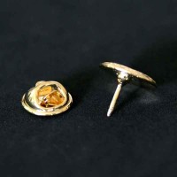 Bottom Brooch Gold Plated Tourism