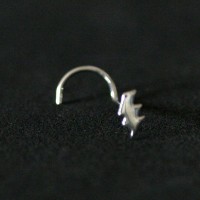 Nostril piercing 316L Surgical Steel 0.5mm x 7mm Ray