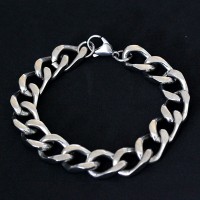 Stainless Steel Bracelet Grumet 22cm / 1.5cm