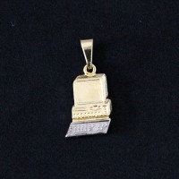 Pendant Semi Jewelry Gold Leaf Computing