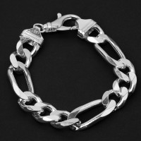Silver bracelet Fgaro / Length 22 cm