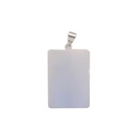 Pendants of Steel for recording picture  21 mm x 30mm / 9 g