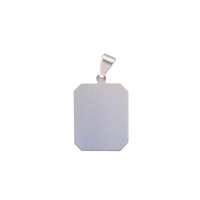 Pendants of Steel for recording picture  21 mm x 17mm /  6 g
