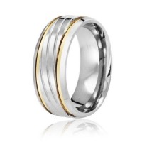 Alliance stainless steel 8 mm Polished with 2-Wire and 3 friezes