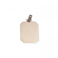 White gold pendants for recording picture 21 mm x 17.2mm / 1.9 g