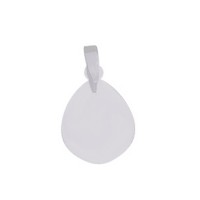 White gold pendants for recording picture 15.2 mm x 13.8 mm / 0.85 g