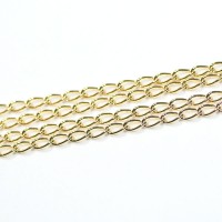 Chain Gold Plated Plaque 50cm / 2.0mm