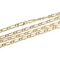 Chain Gold Plated Grumet 1x1 60cm / 3.0mm