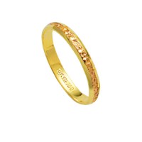 Alliance Gold 18k Gold 750 and Red Width 2.80mm Height 1.00mm