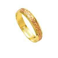 Alliance Gold and 18k Gold Red 750 Width 4.00mm Height 1.00mm