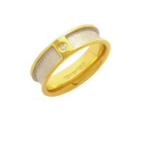 Alliance Anatomic 18k Gold 750 with a brilliant of 3.50 Points Width 6.00mm Height 1.80mm