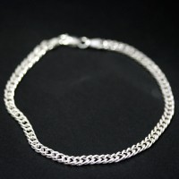 bracelet 925 silver links of 4 mm / 20 cm