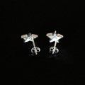 925 Silver Star Earrings with Zirconia
