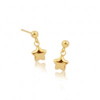 Mimo Earring 18k Gold Star