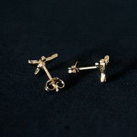 Semi Earring Jewelry Gold Plated Holy Spirit