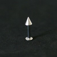 Piercing 316L acero quirrgico de Spike Labret Chin 1.6mm x 8mm