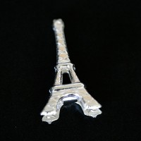 Pingente Prata 925 Torre Eiffel para Pulseira Momentos de Vida