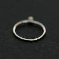 18k White Gold Nose Piercing with 01 Brilliant Stone