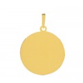 Gold pendant for recording picture 16 mm