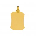 Gold pendant for recording picture 20.8mm x 16.3 mm