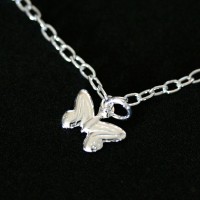 925 Silver Bracelet 13cm Butterfly