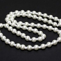 Collar de Perlas de vidrio 80cm